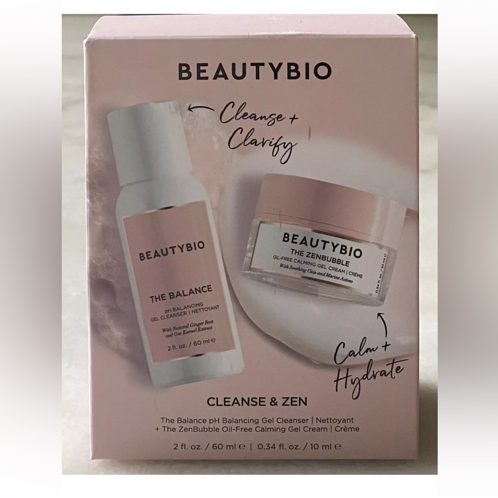 BeautyBio Cleanse & Zen Mini Set NIB🌸